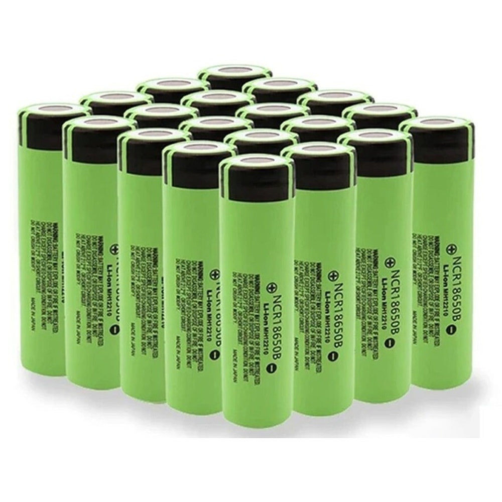 18650 rechargeable batteries in storage case