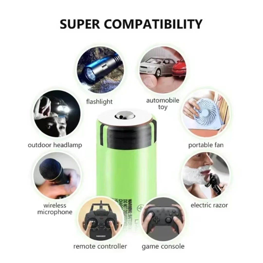 18650 Rechargeable Battery 8PCS
