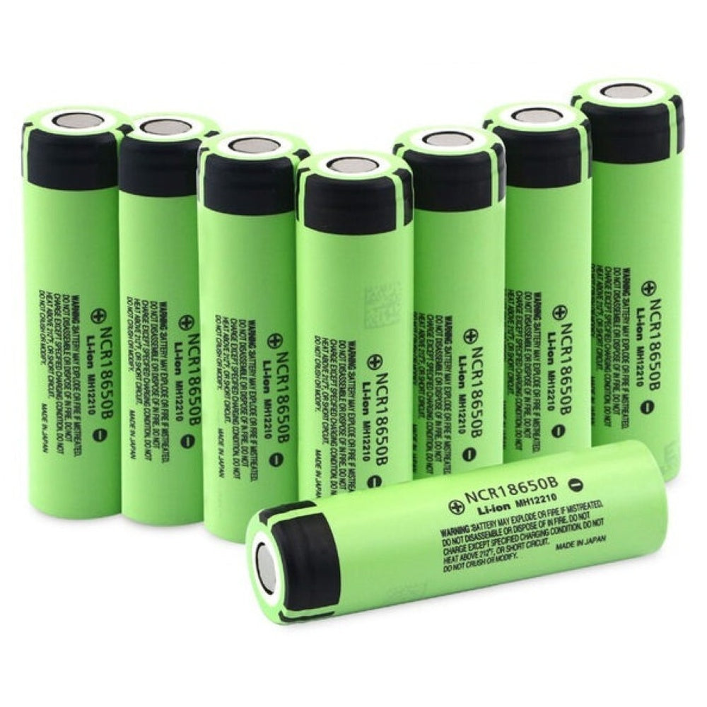 18650 battery pack showing size 655mm by 185mm diameter
