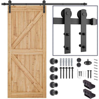 Thumbnail for Barn door hardware sliding track 183m length