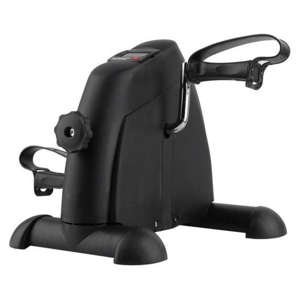 Mini exercise bike portable fitness cycle black