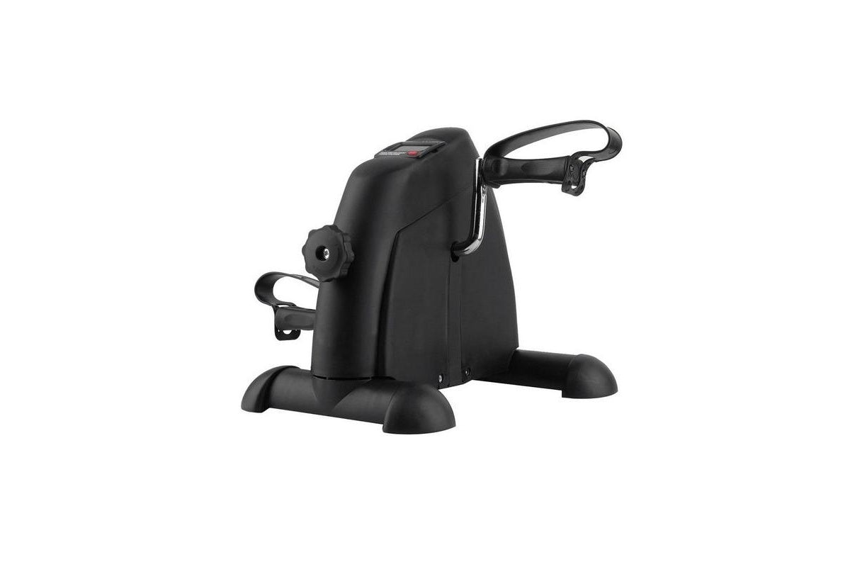 Side view of mini exercise bike with LCD