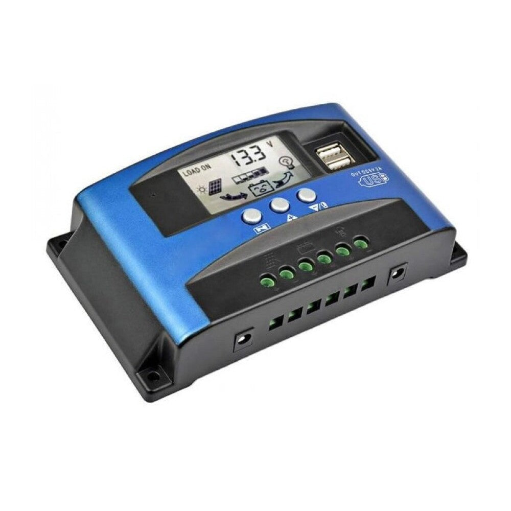 Solar controller with LCD display and auto memory