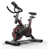 Thumbnail for Spin bike black showing cotton handle grips
