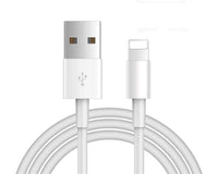 Thumbnail for Side angle of iPhone charger cable showing connector