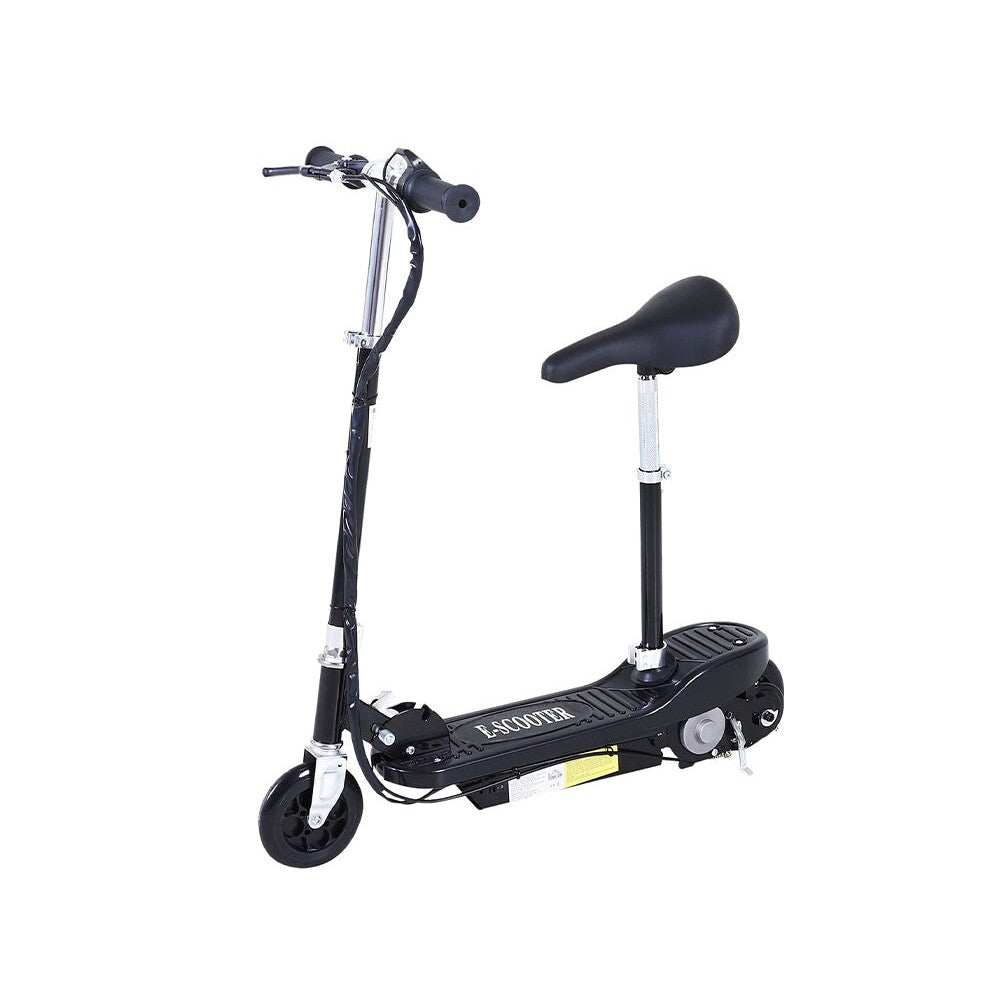 Electric scooter battery compartment detail
