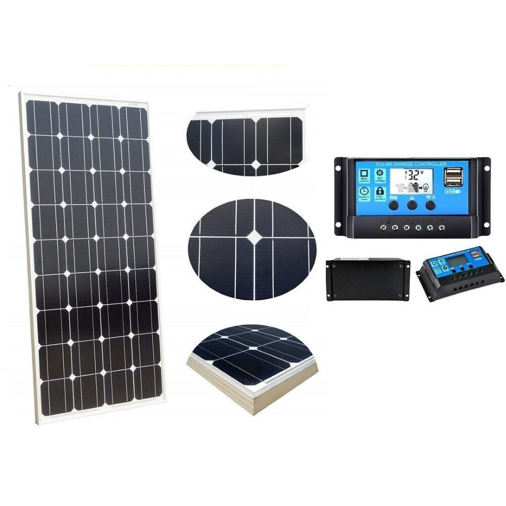 60W solar panel mono crystalline full view