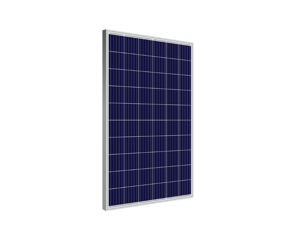 260W solar panel mounted on boat deck with clear sky