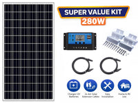 Thumbnail for 280W solar panel installed on garden shed