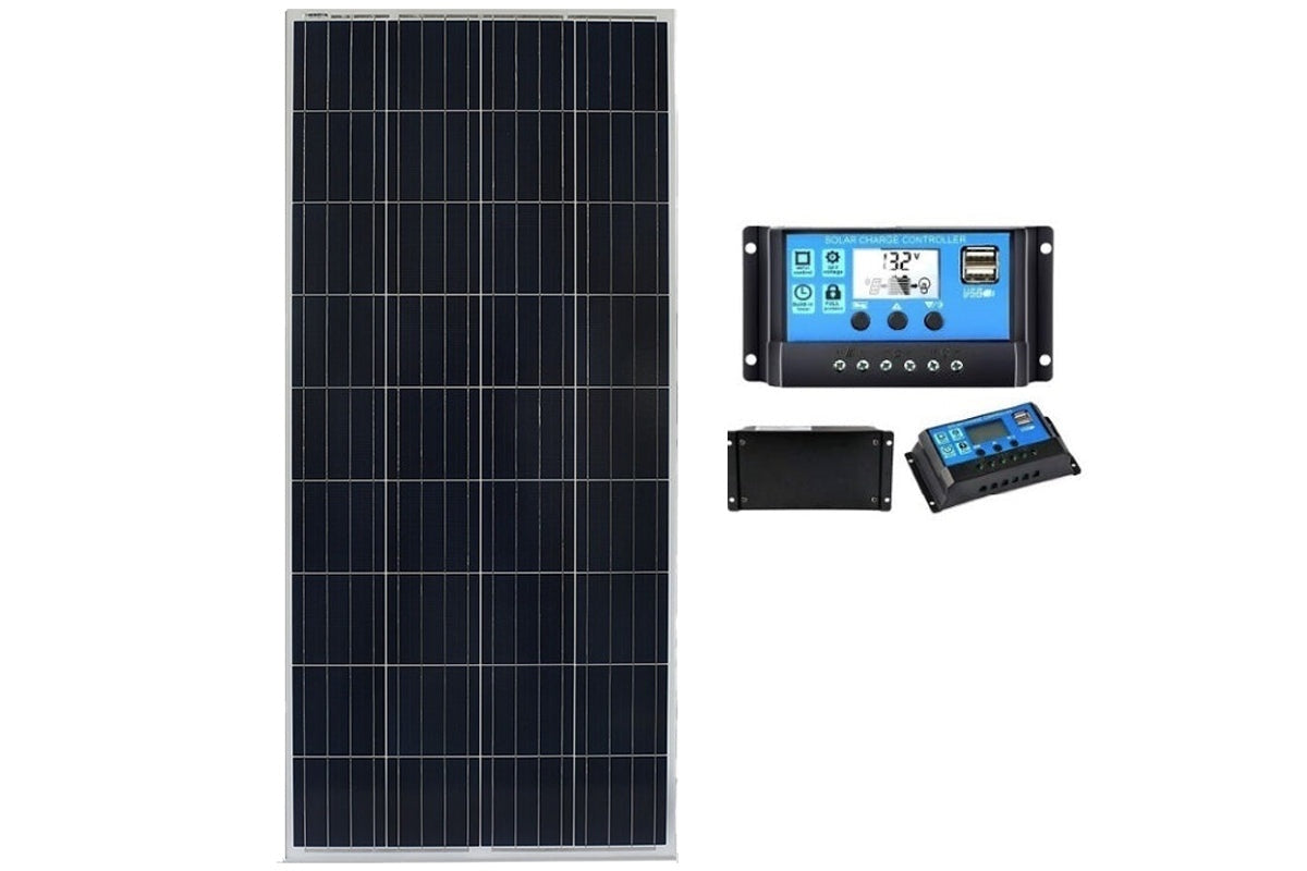 Solar panel with mounting holes