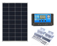 Thumbnail for 150W solar panel installed on garden shed