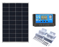 Thumbnail for Close-up of polycrystalline cells on 150W panel