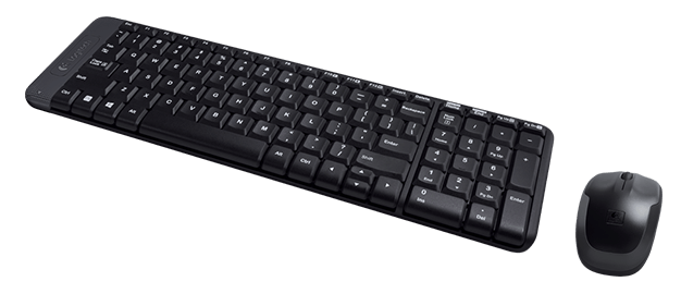 Wireless mouse included with Logitech MK220