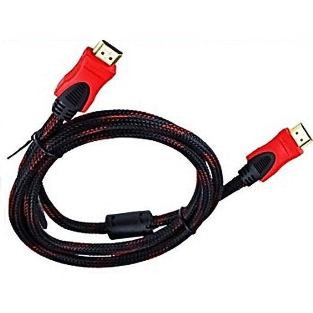 Cable plugged into TV HDMI port