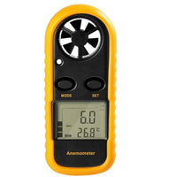 Thumbnail for Wind speed meter anemometer front view with LCD display