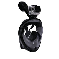 Thumbnail for Side view of snorkel mask black colour