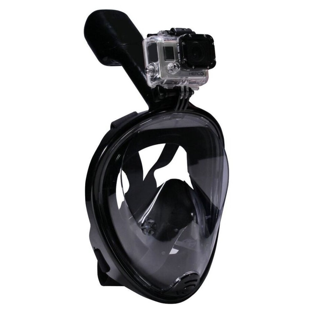 Full face snorkel mask with earplugs included