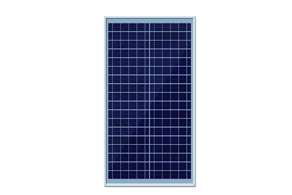 Close-up of solar panel silicon cells
