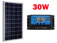 Thumbnail for 30W Solar Panel with Solar Controller