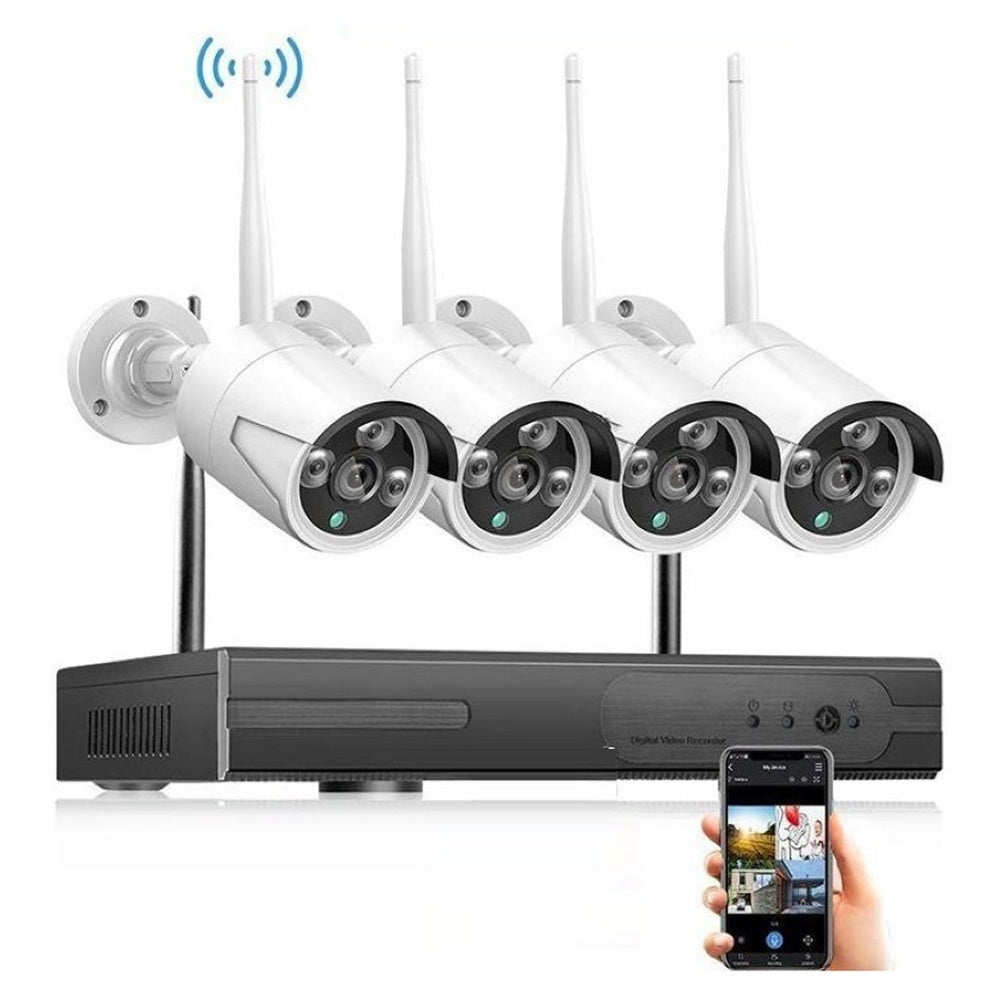 Security camera system package with user manual