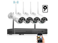 Thumbnail for Wireless Security Camera system with 4 Cameras