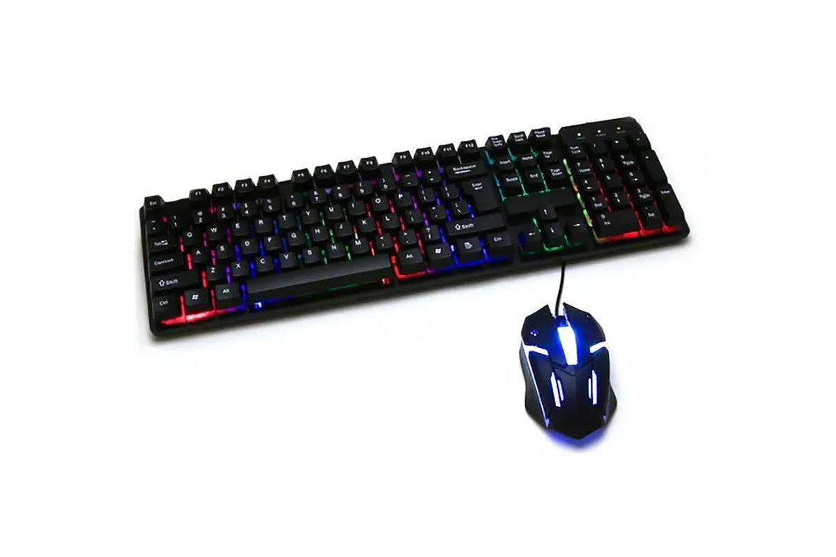 Keyboard and mouse set for PC gaming