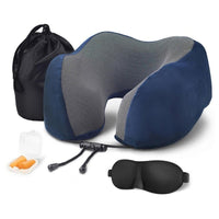 Thumbnail for Blue travel pillow packaging and label