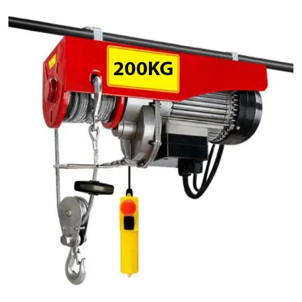 Electric hoist winch 200kg capacity with cable