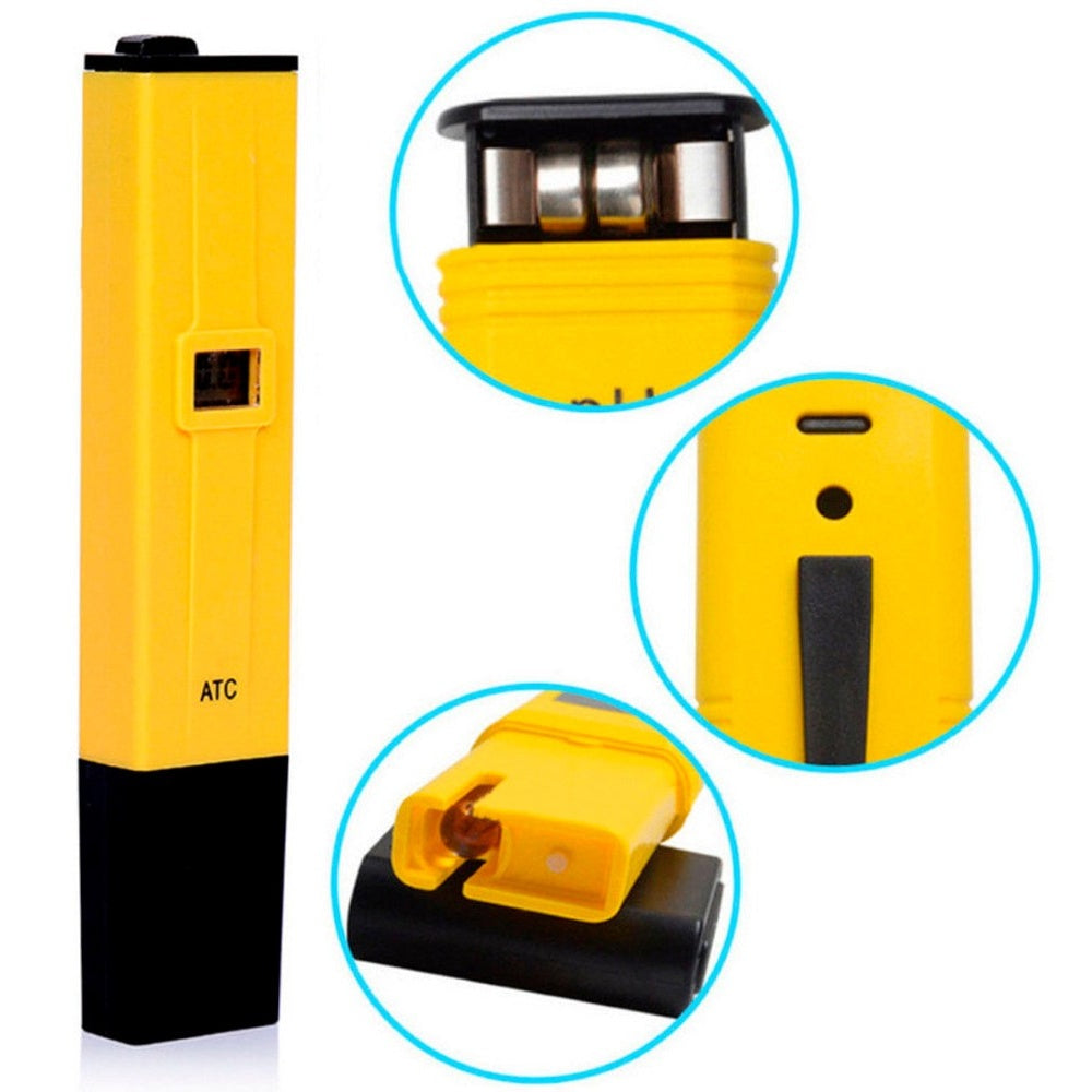 Digital PH meter test pen with LCD display