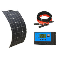 Thumbnail for 100W flexible solar panel used on camping tent