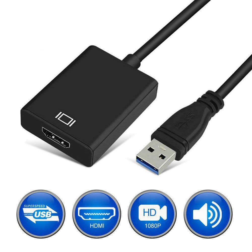 Adapter showing 1080P video output