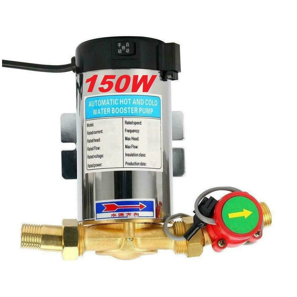 150W hot water booster pump with stainless steel body