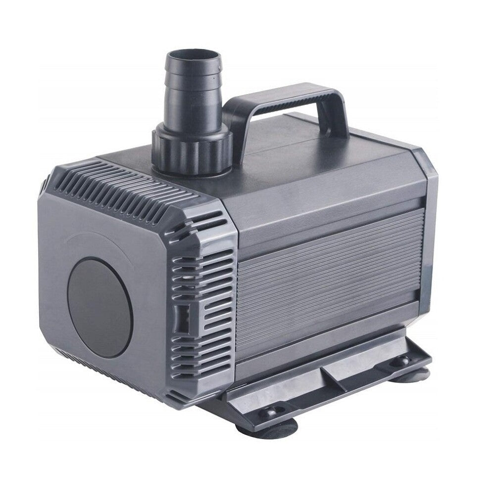 HQB-2000 pond pump submerged in water