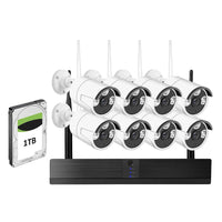 Thumbnail for Wireless CCTV security camera system 8 cameras