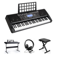 Thumbnail for Close-up of LCD display on electronic piano keyboard