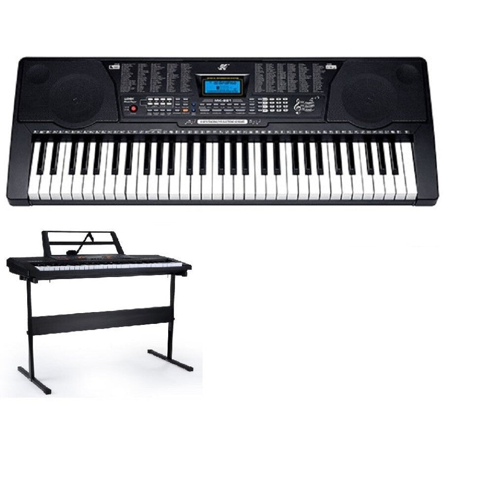 Keyboard piano with memory and ensemble functions