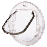 Thumbnail for Pet door flap swinging open