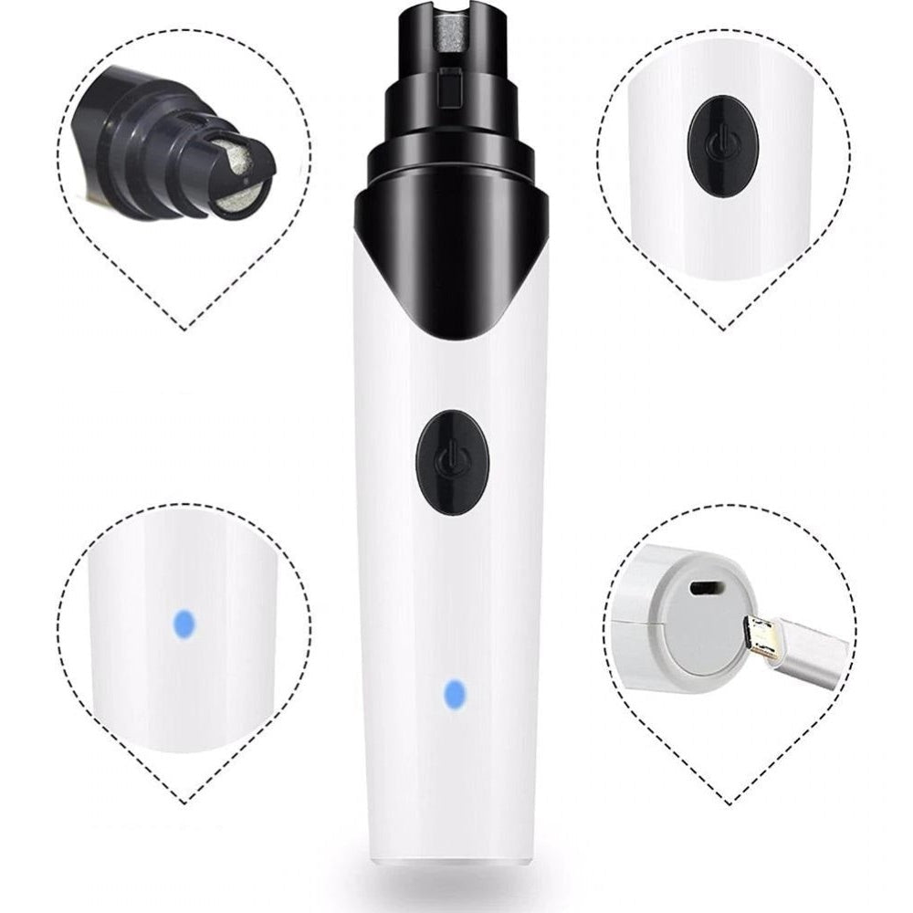 Pet nail trimmer packaging and accessories