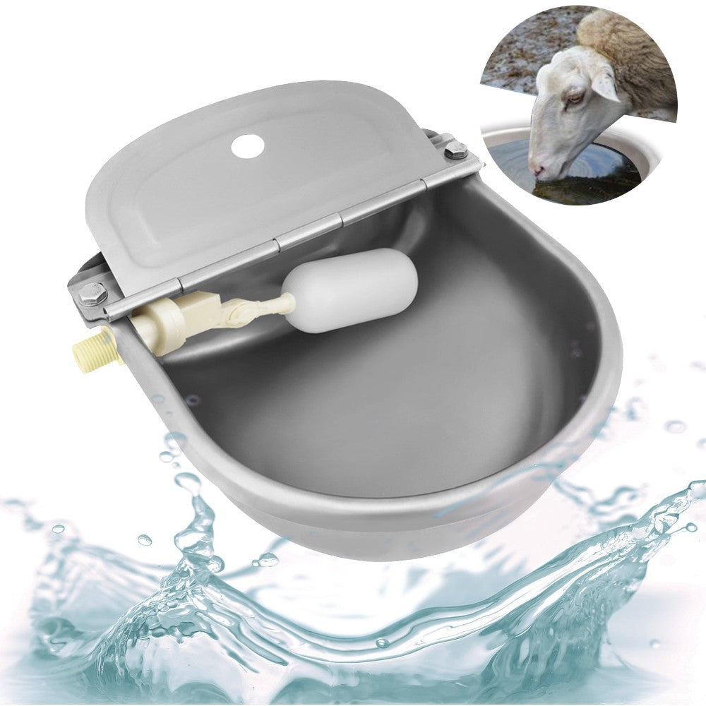 Automatic drinking bowl stainless steel water trough