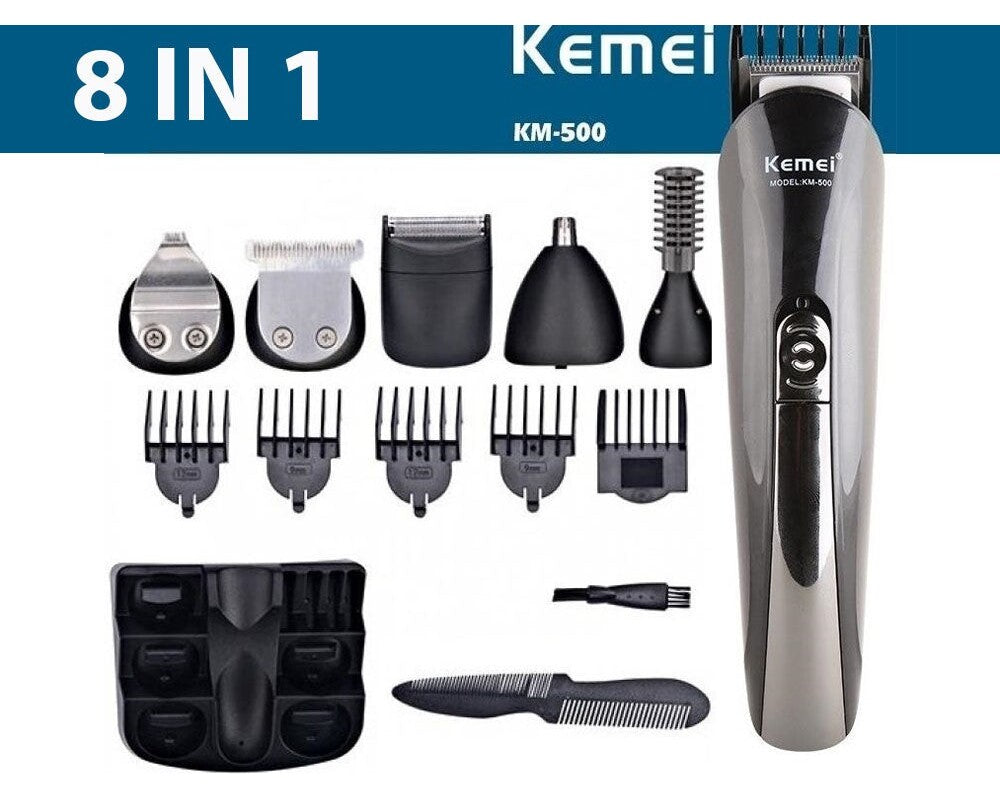 Hair trimmer in use cutting hair