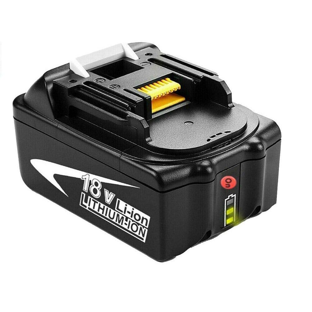 Makita replacement 18V 4Ah battery front view