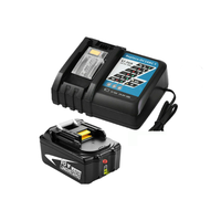 Thumbnail for Makita replacement battery placed next to charger unit