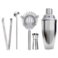Thumbnail for Cocktail shaker set in use with ice and drink mixing