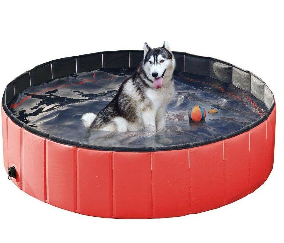 Pool filled with water outdoors
