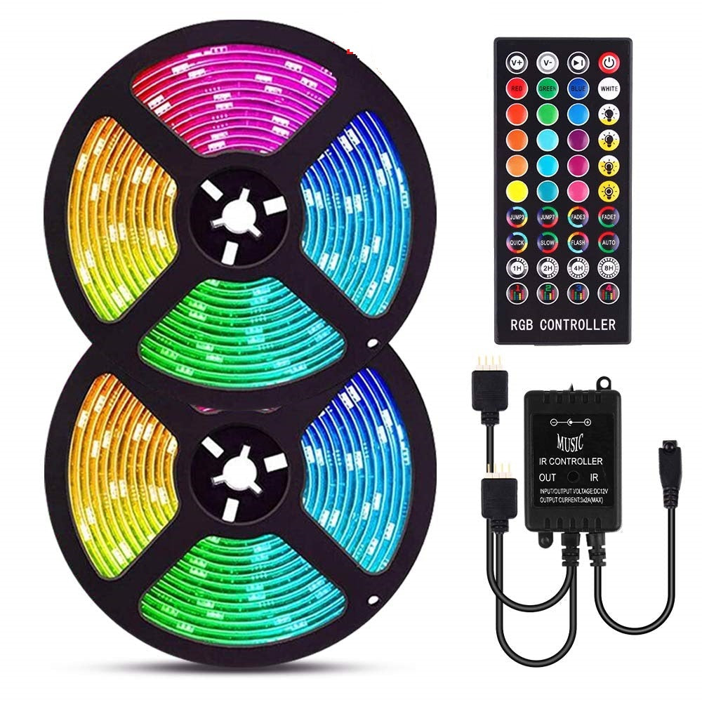 LED strip light colour changing effect