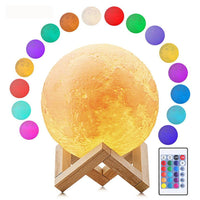 Thumbnail for Moon lamp night light with adjustable brightness