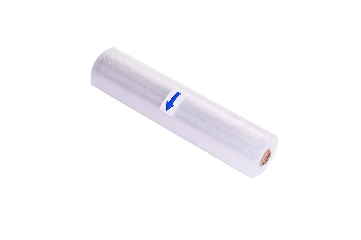 Vacuum sealer bags showing freezer safe label