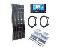 Thumbnail for Solar panel kit components laid out