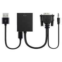 Thumbnail for VGA to HDMI adapter in use with monitor