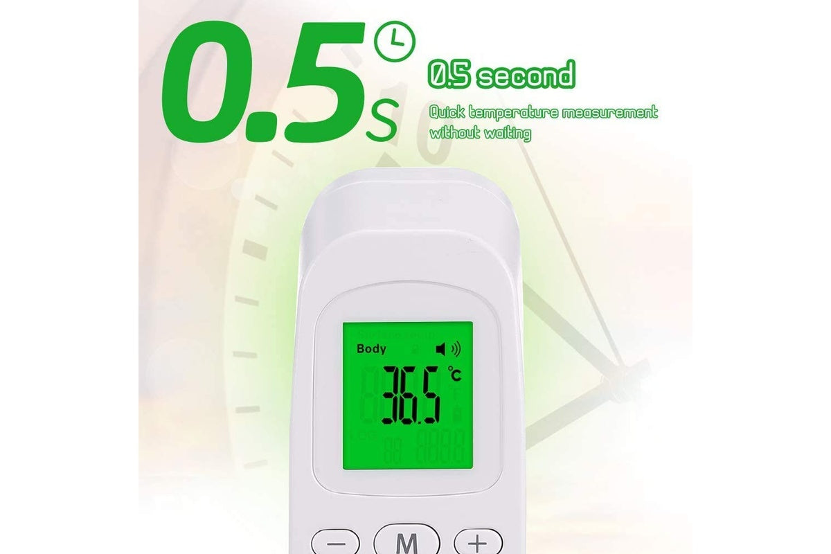 Thermometer with one-button operation